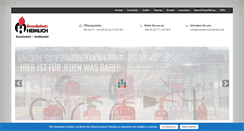 Desktop Screenshot of brandschutzheimlich.de