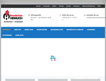 Tablet Screenshot of brandschutzheimlich.de